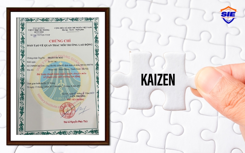 CÔNG TY CP KIỂM ĐỊNH AN TOÀN THIẾT BỊ CÔNG NGHIỆP cấp chứng chỉ đào tạo nhận thức và thực hành 5S Kaizen