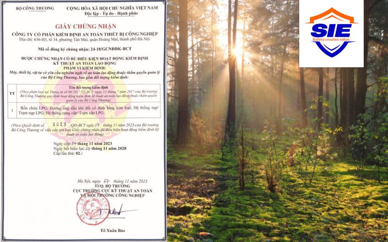 Năng lực chứng nhận PEFC tại CÔNG TY CP KIỂM ĐỊNH AN TOÀN THIẾT BỊ CÔNG NGHIỆP